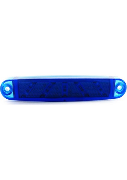 10 Parmak LED Lamba 12 - 24 V 10 Adet Mavi