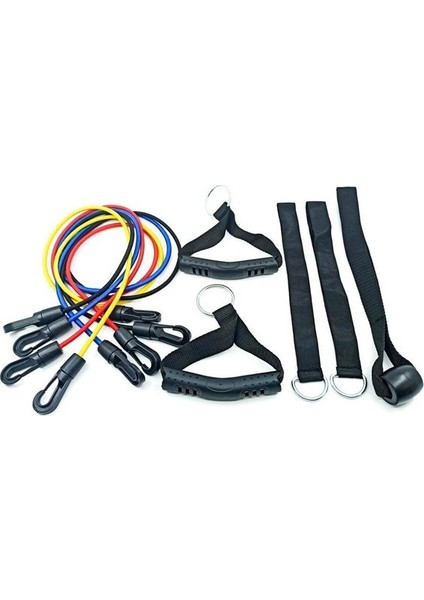 Gym Band Set Vücut Geliştirme Direnç Lastiği Seti