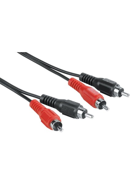 HM.3457 2rca - 2rca Siyah Kablo 2.5m