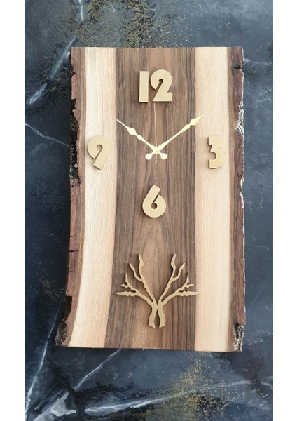 Doğal Ahşap Ceviz Duvar Saati fiyatları