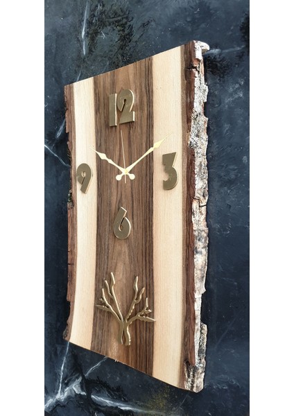 Doğal Ahşap Ceviz Duvar Saati modelleri