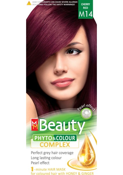 Bitkisel Saç Boyası M14 Vişne Kızılı