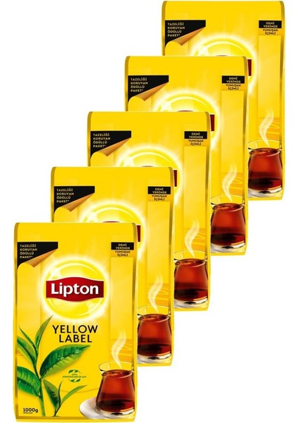 Yellow Label Dökme Çay 1000 gr 5'li