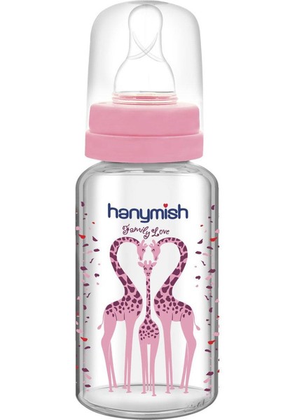 Cam Biberon 125 ml Pembe