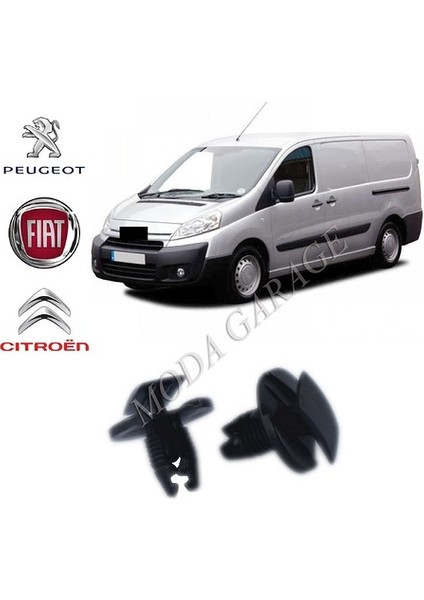 Expert Scudo Jumpy 3 07-2013 Çamurluk ve Davlumbaz Klipsi 8565.53 15 Adet