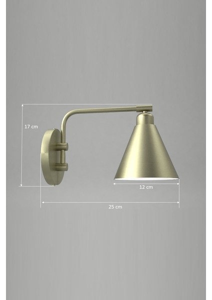 AP-62077-01 Eskitme Kaplama Aplik E27 Metal 25x12cm fiyatları