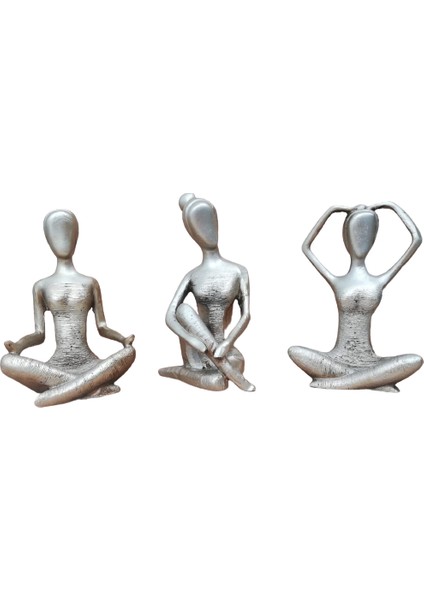 Yoga Yapan Kızlar 3 Lü Biblo