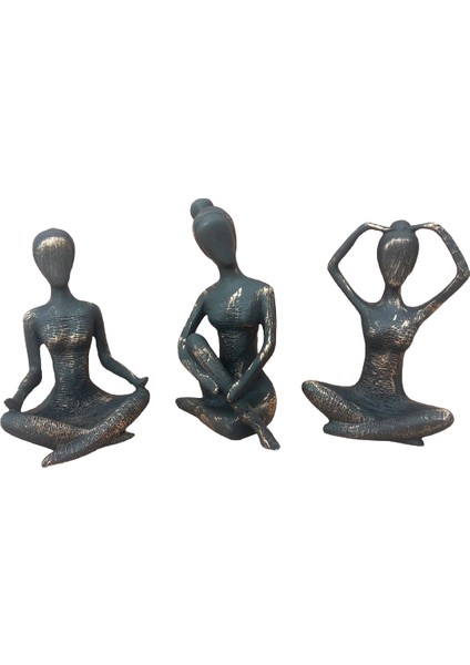 Yoga Yapan Kızlar 3 Lü Biblo