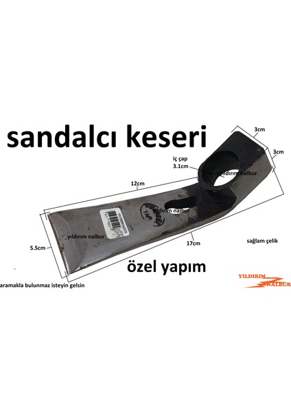 Keser Özel Sandalcı Keseri Kayıkçı Keser Uzun Boy Çelik