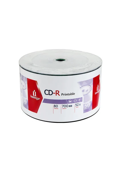 Boş Cd-R Iomega Prıntable 50'li Boş CD Printable