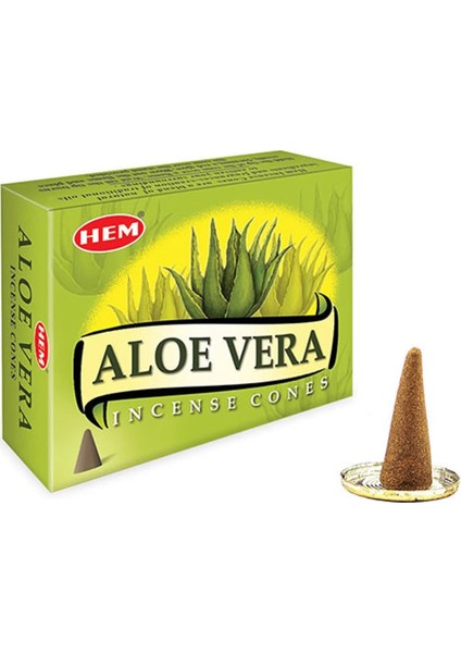 Aloe Vera Kokulu Tütsü Altlığı Hediyeli 120 Adet Uzun Yanma Süreli Konik Tütsü fiyatları