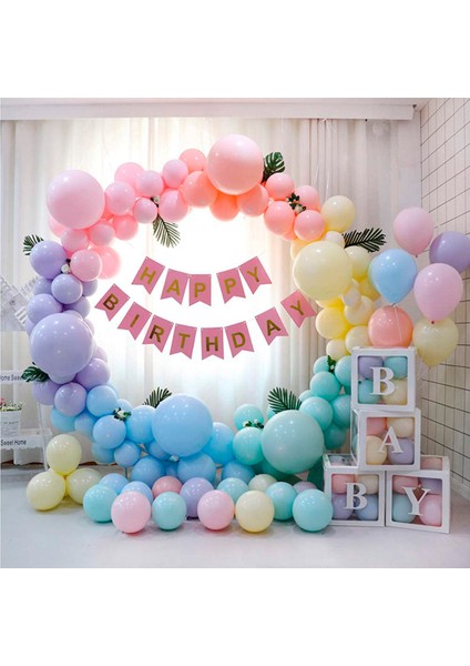 100 Adet Pastel Zincir Balon Seti fırsatları