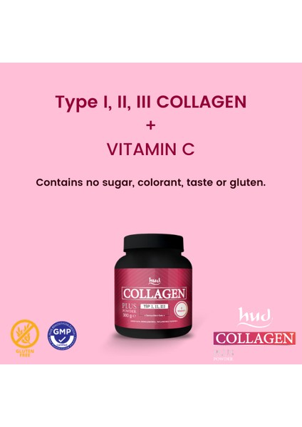 Collagen Plus Powder 300 G - Toz 2 Adet