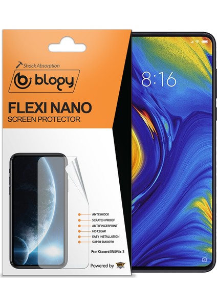 Flexi Nano Xiaomi Mi Mix 3 Ekran Koruyucu