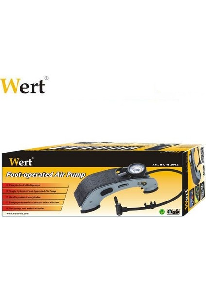 Wert 2642 Ayak Pompası (Tek Piston)