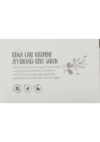 Kisthene Oliva Care Güllü Zeytinyağı Sabunu 100 gr