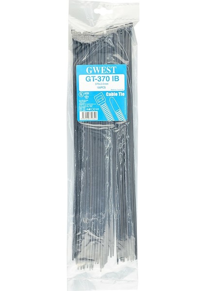 Gt 370IB 370 x 3,6 mm Siyah Kablo Bağı