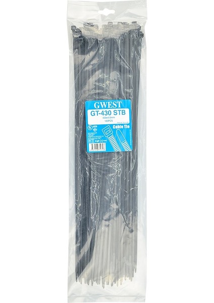 Gt 430STB430 x 4,8 mm Siyah Kablo Bağı