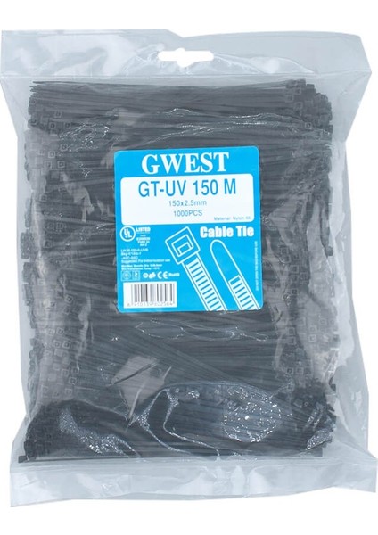Gt 150M 150 x 2.5 mm Ultraviole Kablo Bağı