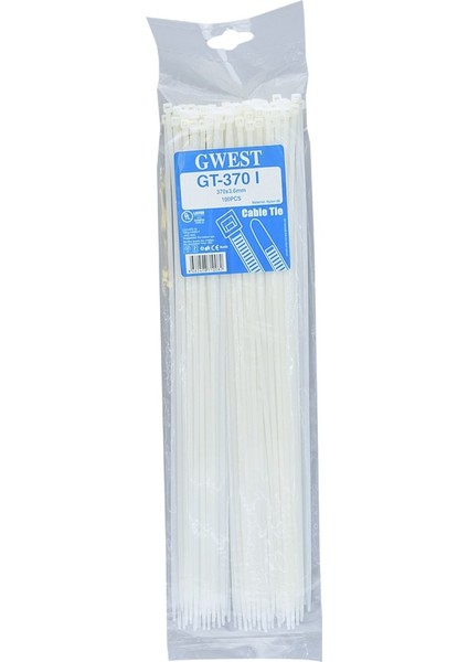 Gt 370I 370 x 3,6 mm Beyaz Kablo Bağı