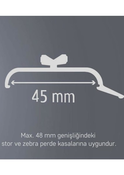 Stor Perde Montaj Aparatı 12 Adet 45 mm modelleri