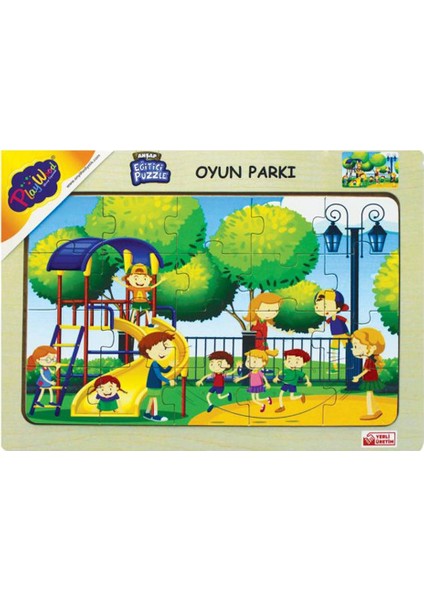 Ahşap Eğitici Puzzle Oyun Parkı ONY-176