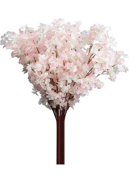 Yapay Çiçek Bahar Dalı Japon Kiraz Çiçeği 90 cm Açık Pembe
