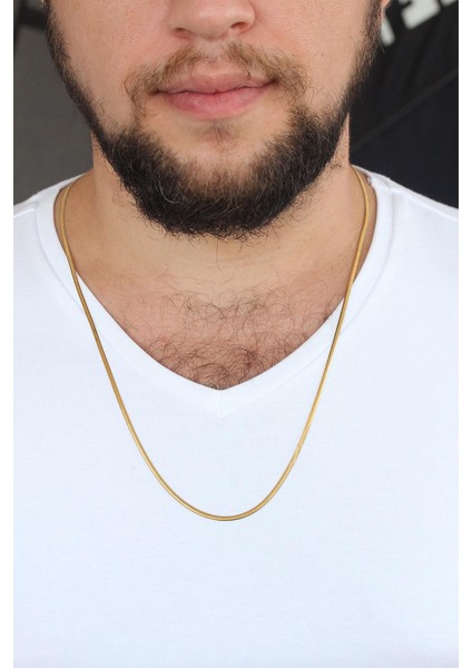 Gold Çelik Erkek İtalyan Zincir Kolye fiyatları