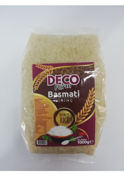 Deco Farm Basmati Pirinç 1 kg