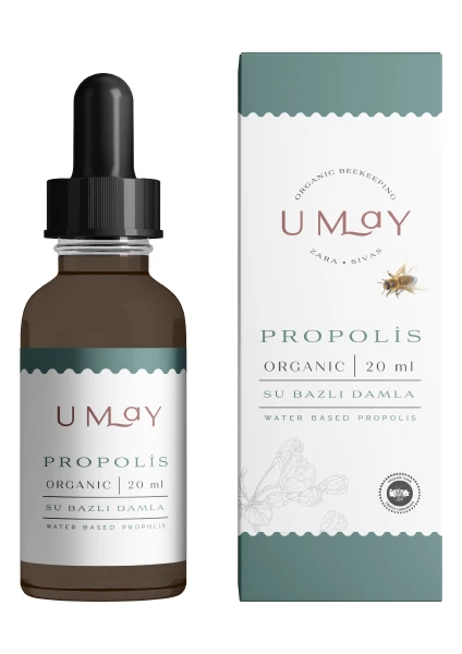 Umay Herbal Organik Propolis Damla 20ml (Su Bazlı)