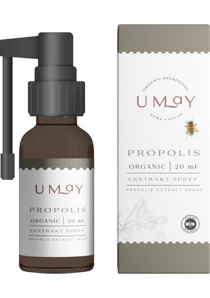 Propolis Oral Sprey 20 ml Bitkisel Yağlı