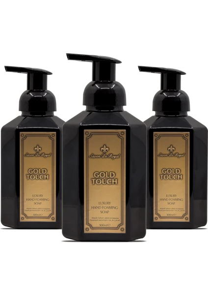 Savon De Royal Luxury Vegan Köpük Sabun Gold Touch 3 x 500 ml