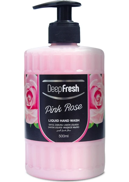 Deep Fresh Romance Sıvı Sabun Pembe Gül 500 ml