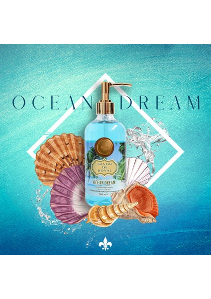 Savon De Royal Tropical Luxury Vegan Sıvı Sabun Ocean Dream 3 x 500 ml