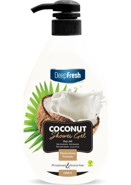 Deep Fresh Duş Jeli Coconut 1 Lt