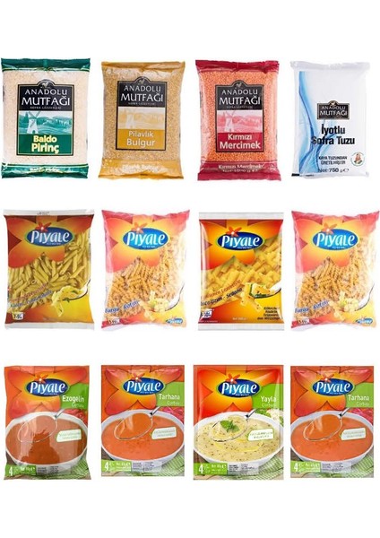Gıda Paketi 12 Parça 18 Nolu Paket