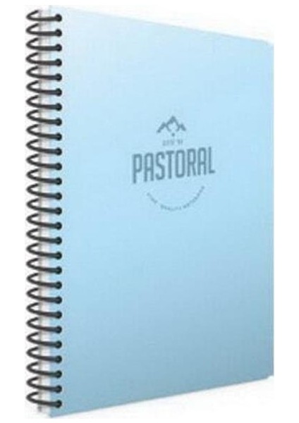 Pastoral Spiralli Defter 96 Yaprak 17 x 24 cm Çizgili