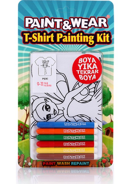 Sihirli Peri Boyama T-Shirt 7-8