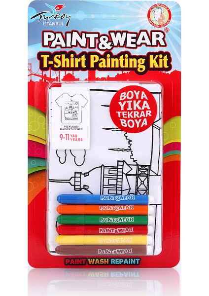 Kız Kulesi Boyama T-Shirt 9-11