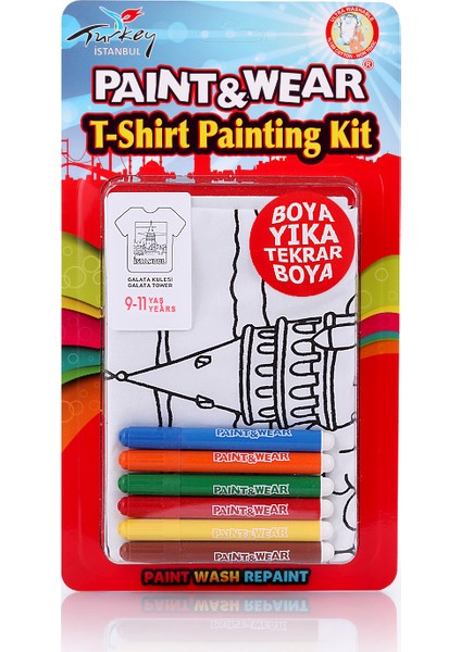 Galata Kulesi Boyama T-Shirt 9-11