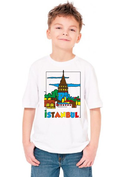 Galata Kulesi Boyama T-Shirt 9-11 fiyatları