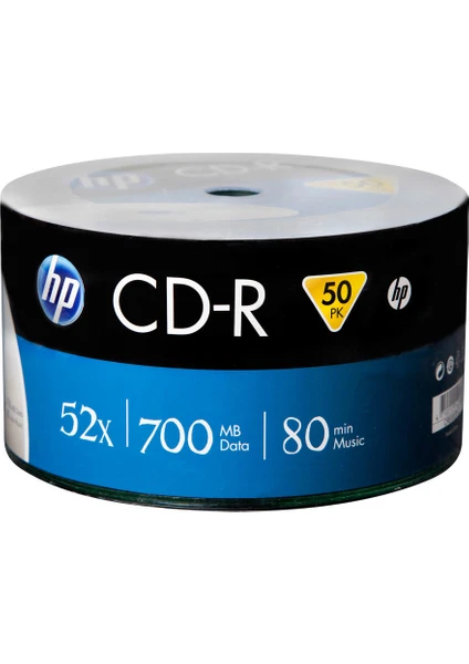 Hp Boş Cd-R 700MB Boş CD 50'li 1 Koli