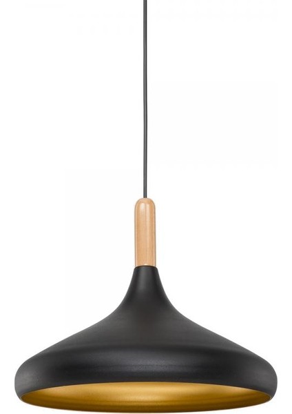 Siyah Metal Dekoratif Tekli Sarkıt Avize CT-8219