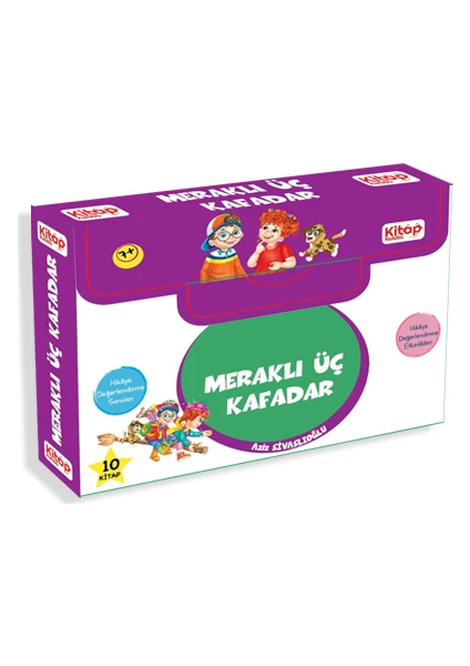 Meraklı Üç Kafadar (10 Kitap) 7+ Yaş