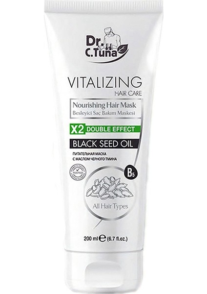 Dr C Tuna Çörek Otu Yağlı Saç Bakım Maskesi 200 ml