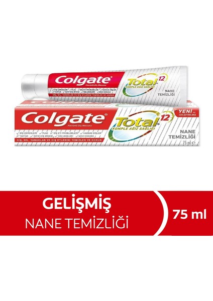 Total Nane Temizliği Diş Macunu 4 x 75 ml fiyatları