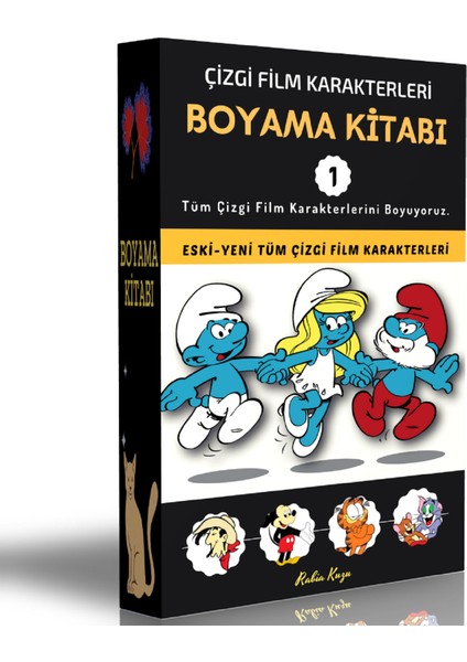 Çizgi Film Karakterleri Boyama Kitabı-1