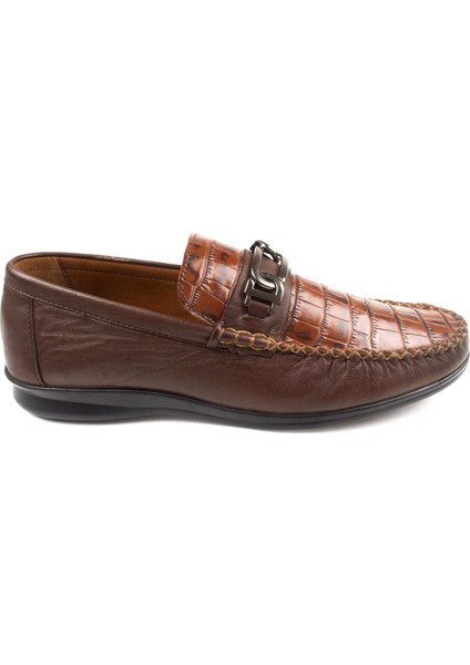 Loafer Ayakkabı Kahve Antik/kahve Crocco