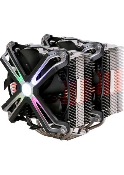 CNPS20X  Tuning Efektli 140mm LED Fanl'lı CPU Soğt. LGA2066/2011-V3/2011/1700/115X AM4/AM3+/AM3 CPU Cooler, 6 Heatpipes, PWM fan, TDP 300W