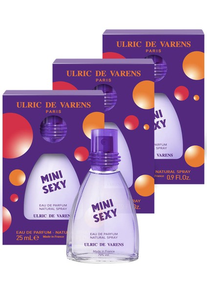 Mini Sexy 3’lü Set (3X25ML) Kadın Parfüm